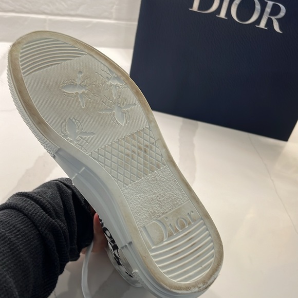 Christian Dior high top sneakers worn once almost new condition - Picture 4 of 4